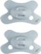 Difrax Fopspeen Natural - Newborn - Lichtblauw - 2 Stuks