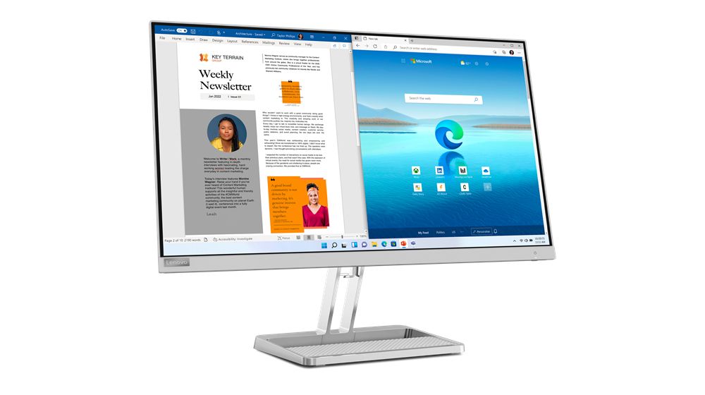 Lenovo L27i-40 27" Full HD Monitor - IPS, 100Hz, Speakers