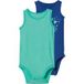 LUPILU Body bébé, 2 pièces, qualité mesh légère. (Bleu/turquoise, 62/68)