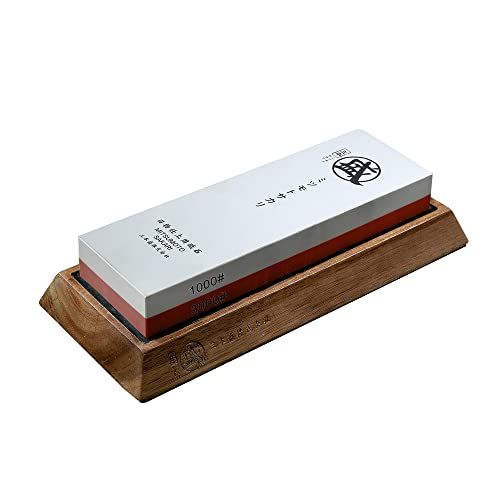 MITSUMOTO SAKARI Japanse slijpsteen, professionele messenslijper, 1000/3000 Grit, antislip onderkant