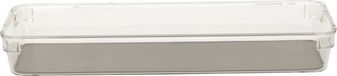 Secret de Gourmet 5Five Keuken lade organizer bakje - Set van 4x stuks - 1-vaks - Tidy Smart serie - kunststof - 9 x 32 x 4,5 cm