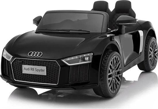 Viking Choice Tweepersoons elektrische bestuurbare kinderauto Audi R8 Spyder zwart - 3,6 km/u