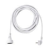 Bachmann Verleng kabel, Beschermcontact 230V 10m wit