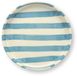 VT Wonen Assiette à gâteau Stripes Bleu clair