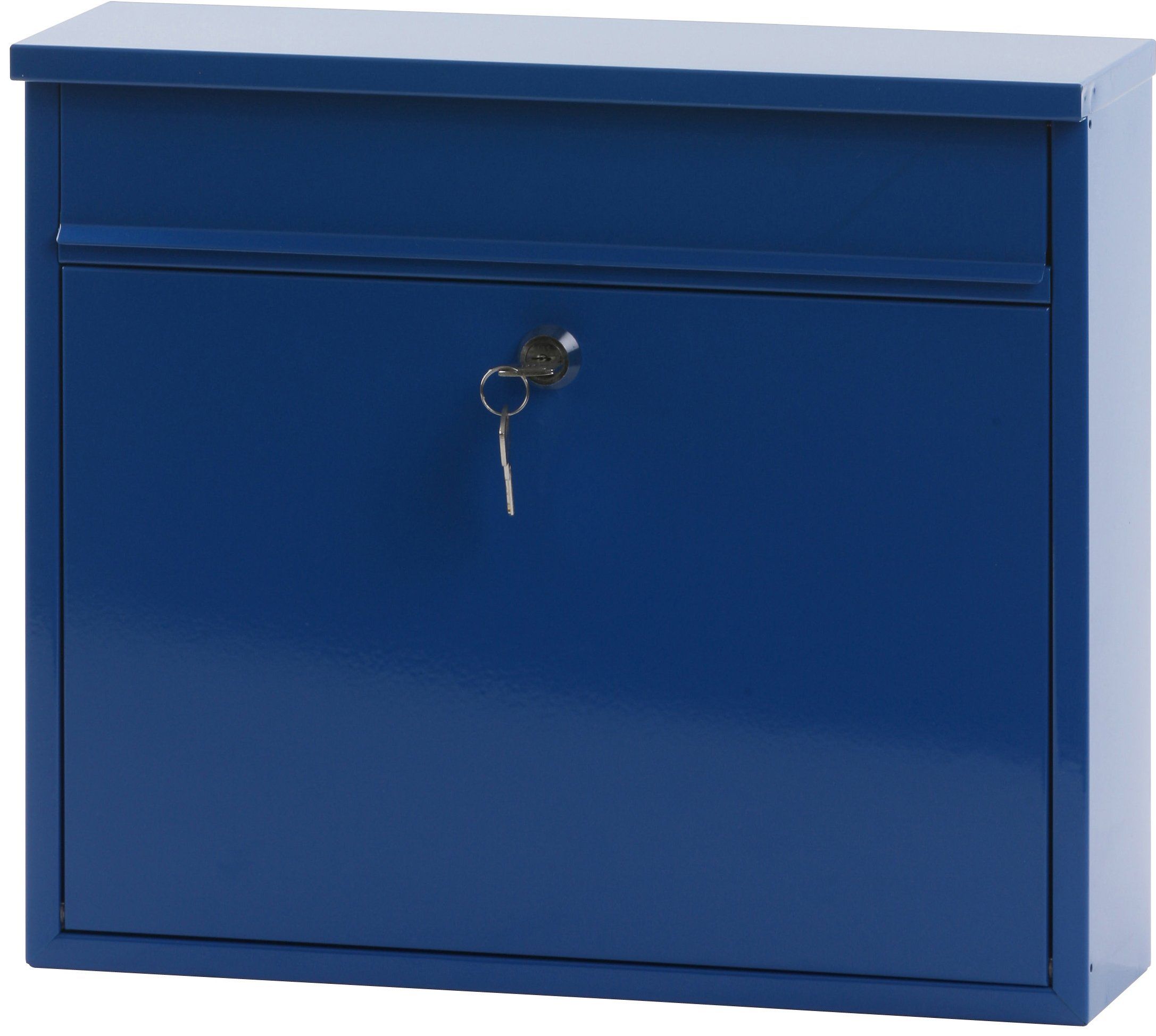 V-part wandbrievenbus Sheldon blauw