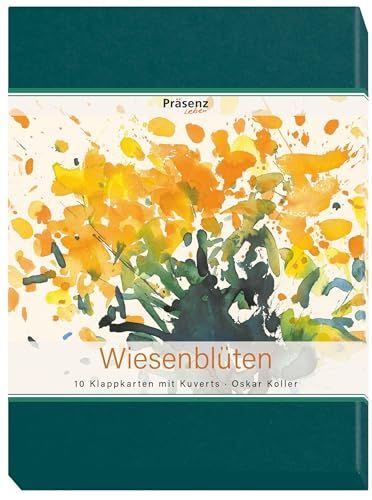 Wiesenblüten: PrÄSenz Medien & Verlag Wiesenblüten: 10 Faltkarten mit Umschlägen von Oskar Koller