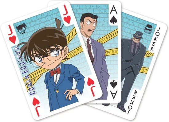 Sakami Merchandise Case Closed - Characters Speelkaarten - Plastic - Unisex