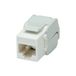 ROLINE Cat.6 Keystone Jack, RJ-45, unshielded, toolless white