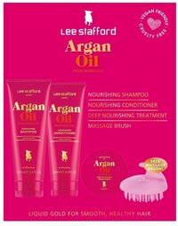 Lee Stafford Arganoil from Morocco ArganOil Giftset met Brush Haarverzorgingssets
