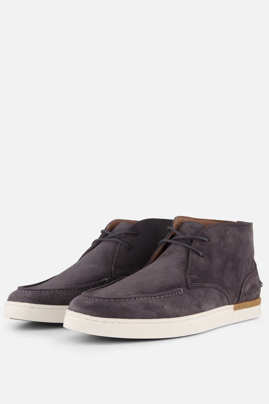Vertice Blauwe Suède Veterschoenen Heren Maat 42
