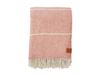 Klippan Yllefabrik Plaid Frank en laine 130x200 cm rose saumon