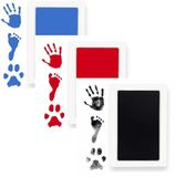 Inktpad Jonyx Inktpad - Hand- en voetafdruk - Baby's - Pootafdruk huisdier - Stempelset - Inktkussen en kaartjes - Blauw
