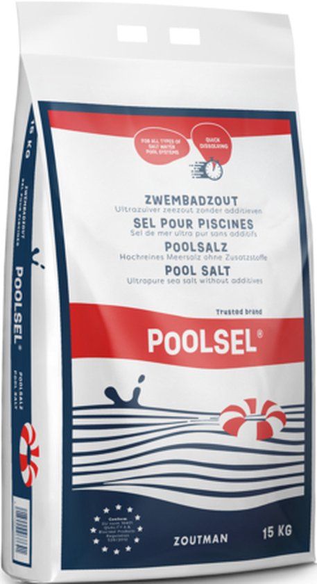 Poolsel Zout voor zwembad 15kg