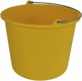Gripline Gripline-L bouwemmer onbedrukt geel (12ltr)