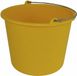 Gripline Gripline-L bouwemmer onbedrukt geel (12ltr)