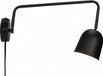 Dyberg Larsen Lampe murale Manchester 23 cm E14 Acier 40W Noir
