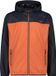 CMP Waterdichte jas Oranje Polyester Lange mouw Rits Colorblock Mannen 3XL Sportswear