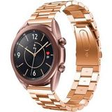 Strap-it Samsung Bracelet acier Samsung Galaxy Watch 3 41mm (or rose)
