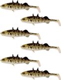 Westin Stanley the Stickleback Shadtail - Stickleback - 5.5cm - 1.5g - 6 Stuks - Wit