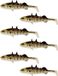 Westin Stanley the Stickleback Shadtail - Stickleback - 5.5cm - 1.5g - 6 Stuks - Wit