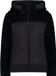 CMP Wooltech hoodie dames zwart met teddy fur effect en ritszakken