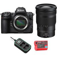 Nikon Z8 Zwart + Z 24-120mm f 4 S + Kingma 2400mAh accu (Nikon EN-EL15) + Kingma acculader