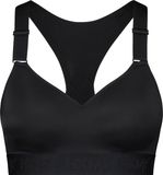 Hunkemöller Dames - Sport collectie - HKMX Sport bh The All Star Level 2 - Zwart - maat C75