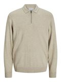 JACK & JONES JJEEMIL KNIT POLO HALF ZIP LS NOOS Heren Trui