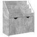 vidaXL Étagère à livres pour enfants Béton Gris 60 x 29,5 x 69 cm Bois traité