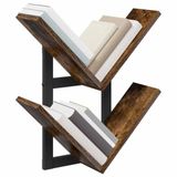 vidaXL Wandplank Gerookt eiken 43 x 15 x 47 cm