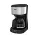 Tefal Equinox CM520D Drip Coffee Maker - 12 Cup - Black/Silver