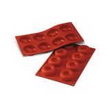 Silikomart 2933500 Bakvorm 8 Savarin, 65 x 21 mm