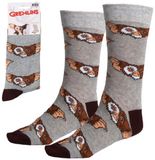 Gremlins Grey adult long socks 36/43