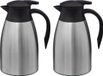 5five Thermoskan - 2x - RVS - 1500 ml - dubbelwandig - isoleerkan - koffiekan