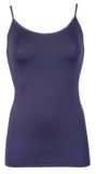 Beeren Dames Hemd Elegance - Spaghetti bandjes - Blauw - maat L