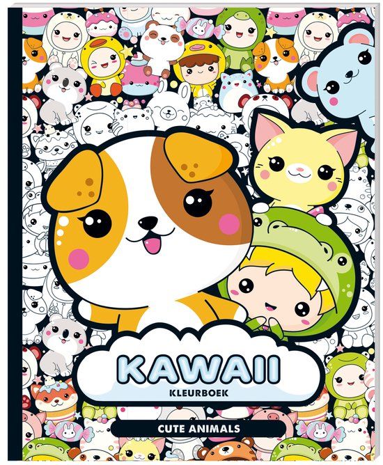 Kawaii Interstat Kawaii Kleurboek - Cute Animals