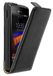 mumbi Premium Flip Case Echt Leer voor Sony Xperia M