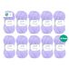 Gründl Classico wol (Oeko-Tex®-gecertificeerd breigaren van 50% scheerwol (Merino) & 50% polyacryl, 50 g/120 m, naalddikte: 3,5-4,5, 10 bollen à 50 g), lila
