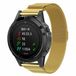 By Qubix - Milanese bandje - Goud - Geschikt voor Garmin Fenix 8 / 8 Pro - 47mm