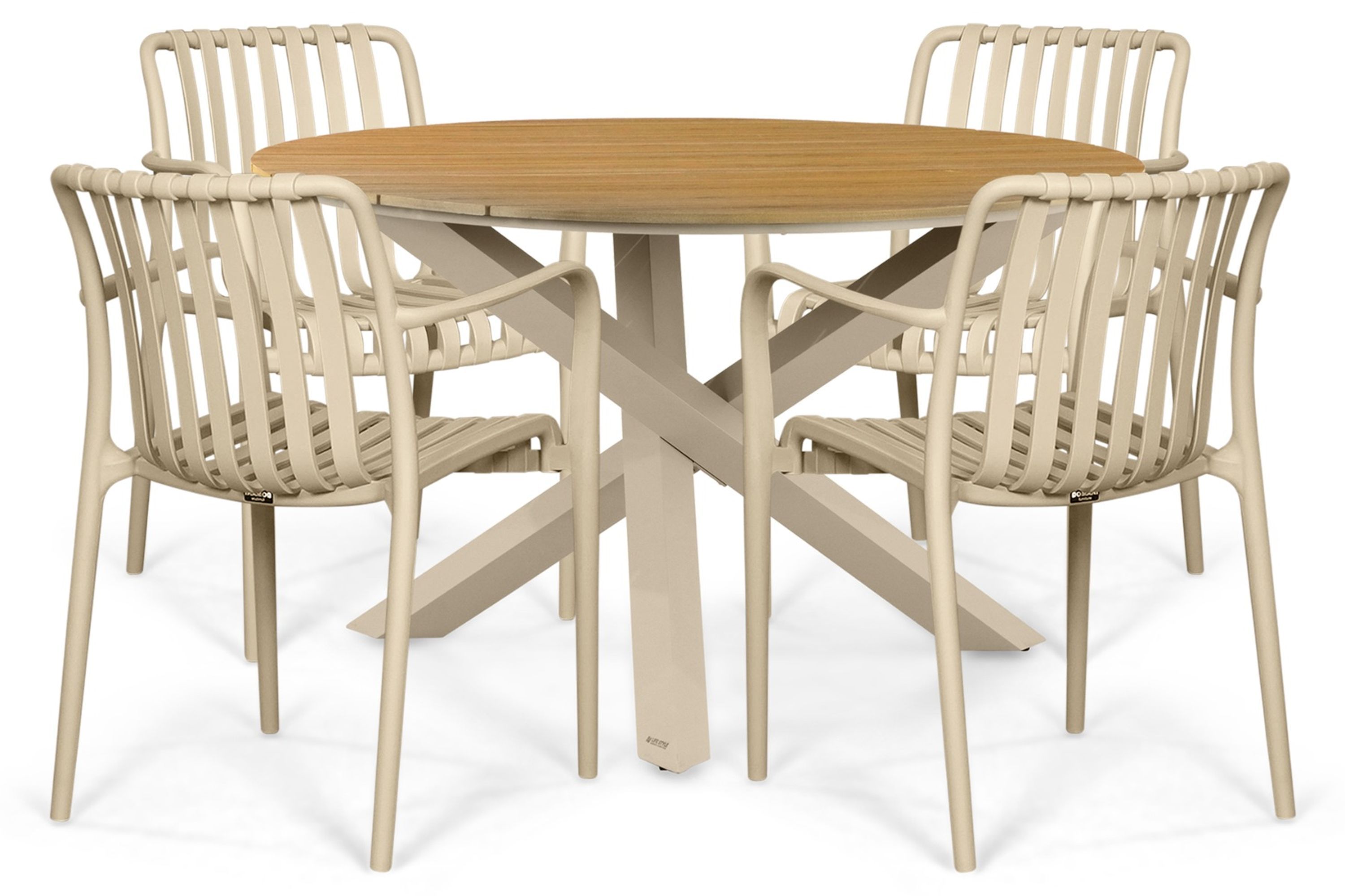 Domani Furniture Domani Alba/Ancona 125 cm dining tuinset 5-delig