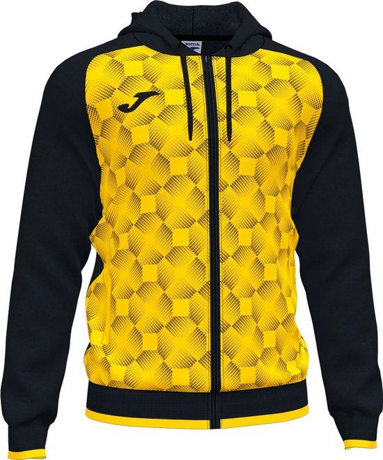 Joma Supernova III Jacket Kids - Black/Yellow | Size: 128