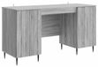 Bureau Gris sonoma 142,5 x 50 x 75 cm Bois traité