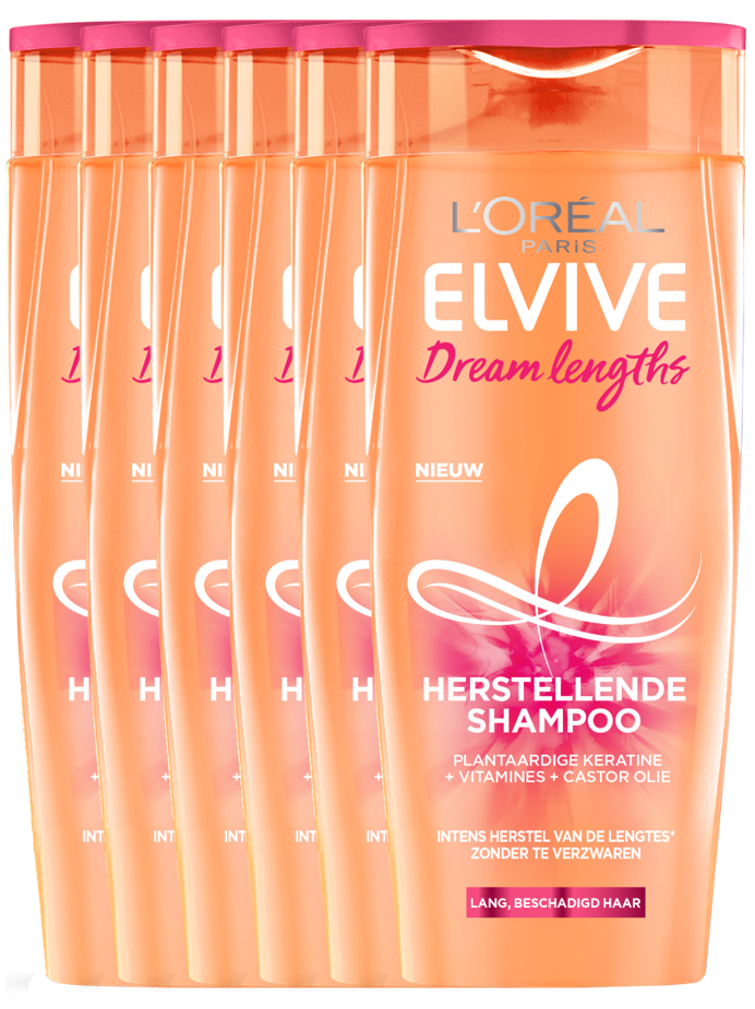 L'Oréal Elvive Dream Lengths - 250ml - Shampoo - 6-pack