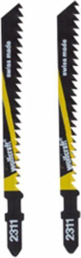 Wolfcraft Decoupeerzaagblad Grof - HCS - 100 mm - 5 Stuks