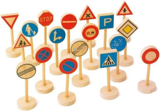 SF toys Small foot 7064 Traffic Signs