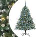 vidaXL Kunstkerstboom Groen 180 cm PVC en Plastic en Staal