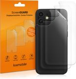kwmobile 3x beschermfolie geschikt voor Apple iPhone 12