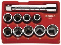 Facom J.300-1 Dopsleutelset 3/8" 10-19 mm, 9-delig