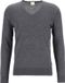OLYMP Trui V-Hals Lvl 5 Antraciet Heren Maat S Slim-fit