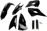UFO Husqvarna Te/tx/fe 2014-2014 Hukit614f-001 Fork Protectors & Plastic Set Zwart